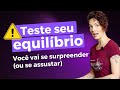 Seu risco de queda pode ser MAIOR do que imagina | TESTE RÁPIDO AO VIVO com Profª de Pilates