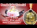 Bomb Cake Tutorial | Price, How to Assemble, Use & Place Cake | Cakes it can fit | DIY Latest Design