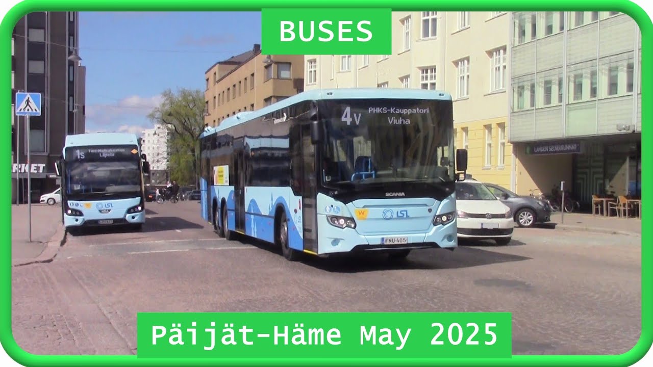 Bus videos: Päijät-Häme May 2025