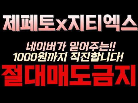   지티엑스 네이버가 밀어주는 유일한코인 1000원까지 직진합니다 12월마지막 매매전략 홀더필수시청