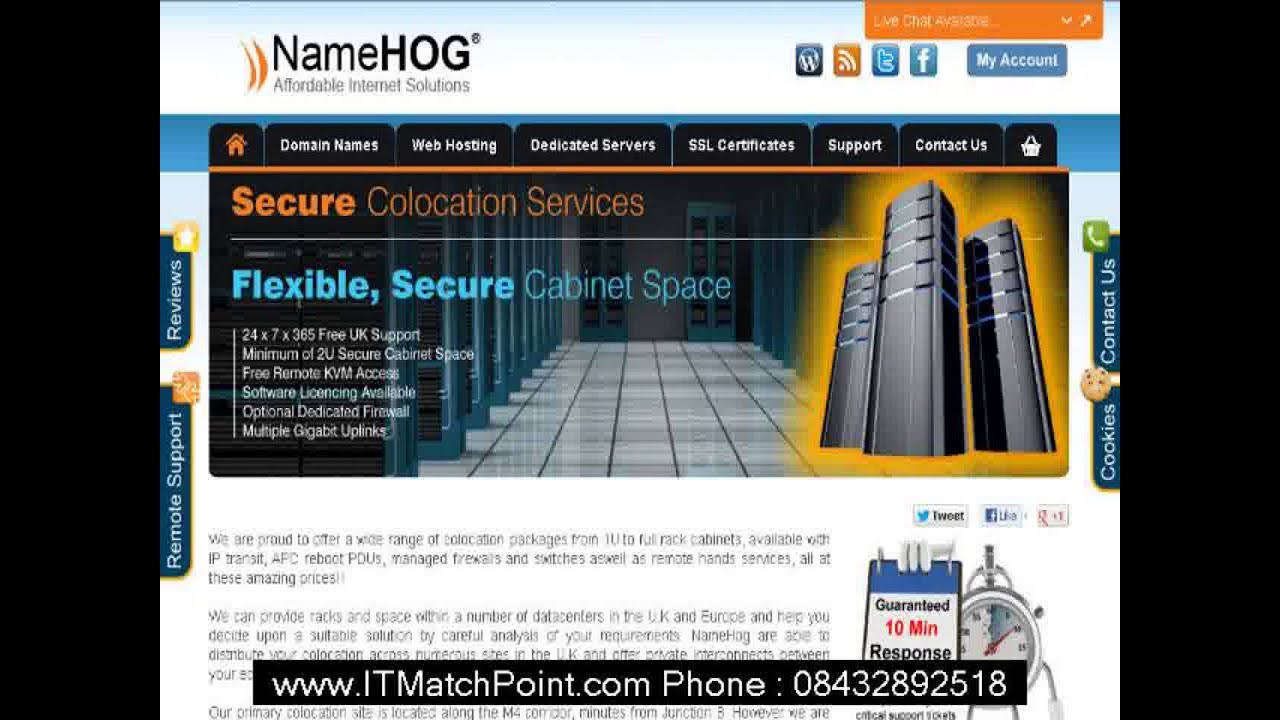 Cheap Colocation hosting providers Lisburn - YouTube