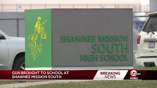 Shawnee Mission South student arrested after gun found at school