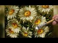 DAISIES / PAINTING STEP BY STEP / WHITE FLOWERS / PAINTING TECHNIQUES TO LEARN AND RELAX