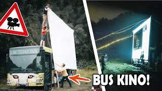 LINIENBUS UMBAU #1 | wir bauen ein riesen AUTOKINO
