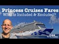 Princess Cruises Tips. What The Fare Covers And Excludes