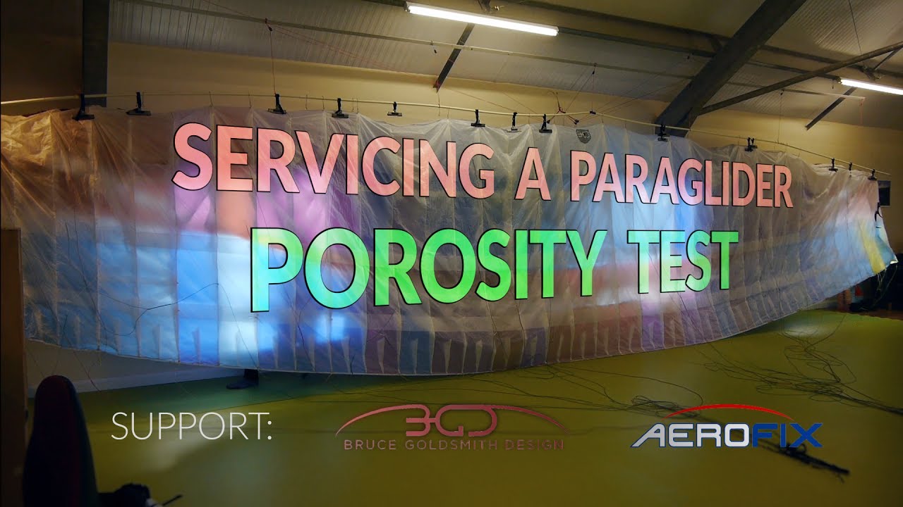 ⁣01 Porosity Test - Servicing a Paraglider - BANDARRA