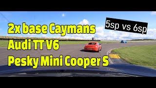 Larking about at Anglesey - CSF 2023 #porschecayman