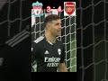 alisson 🇧🇷 VS 🇦🇷 martinez ( Liverpool VS arsenal ) penalty shootout #football #youtubeshorts #shorts