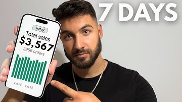 I Went From $0 - $3000/Day Dropshipping In 7 Days using AI
