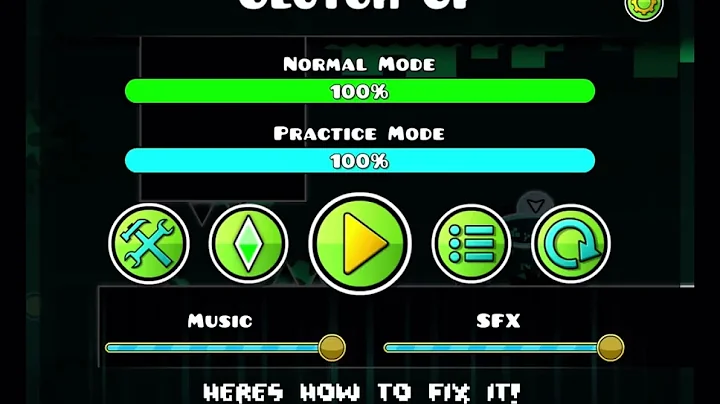 Progress Bar Glitch (HOW TO FIX!) | Geometry Dash 2.2