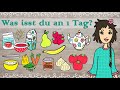 Deutschkurs A1 / A2 Was hast du heute gegessen? Learning German: food -what did you eat today?