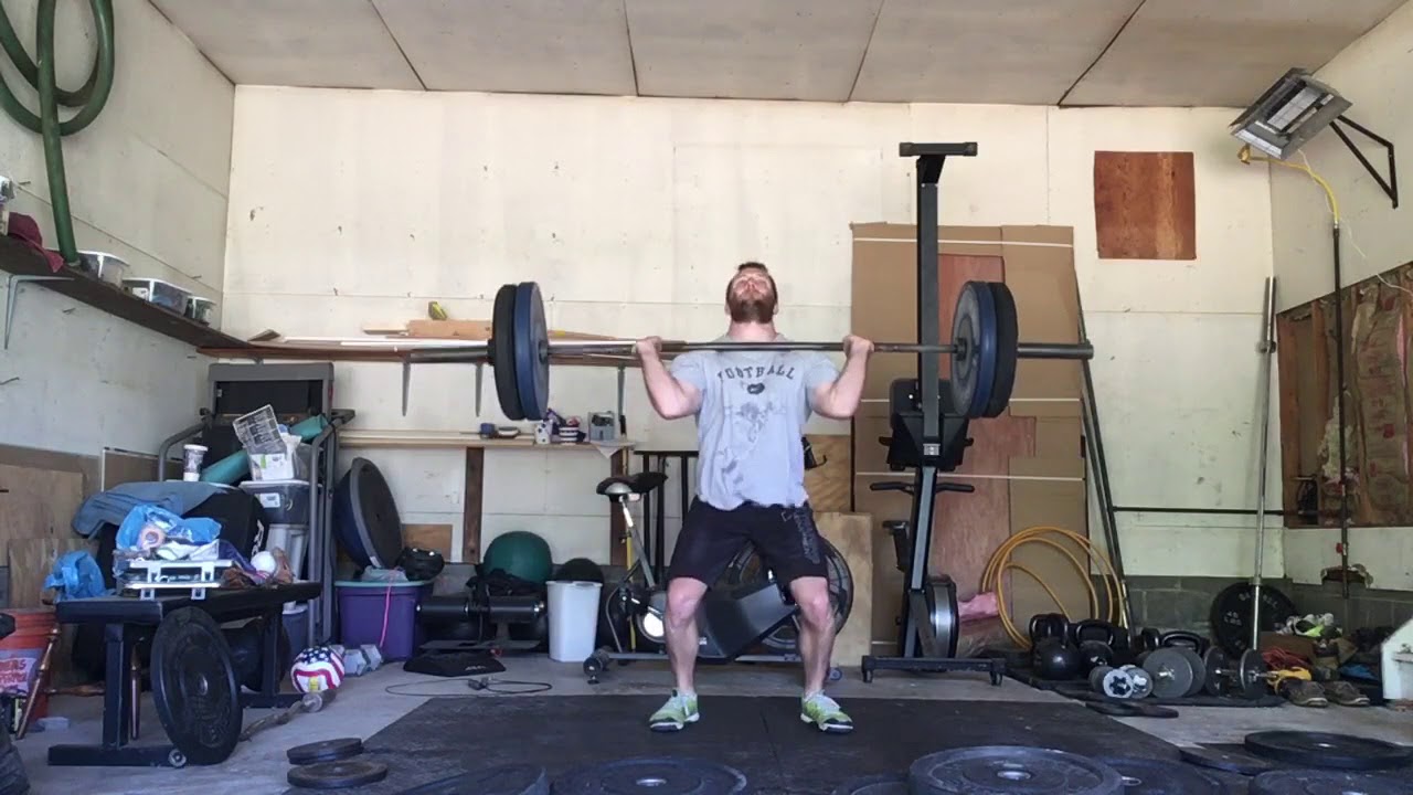 Power clean + Push Jerk Ladder