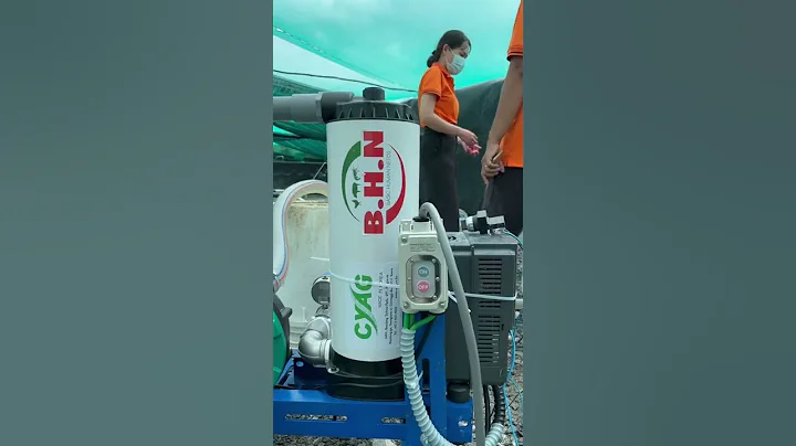 Nano bubble system shrimp farm Cangio Vietnam