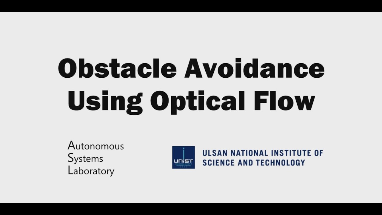 Obstacle avoidance using optical flow - YouTube