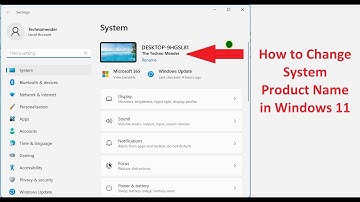 How to Change System Product Name in Windows 11