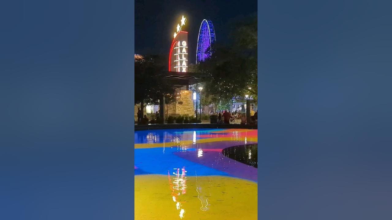 Colorful Fountain dallas plano kannada waterdance fountain 