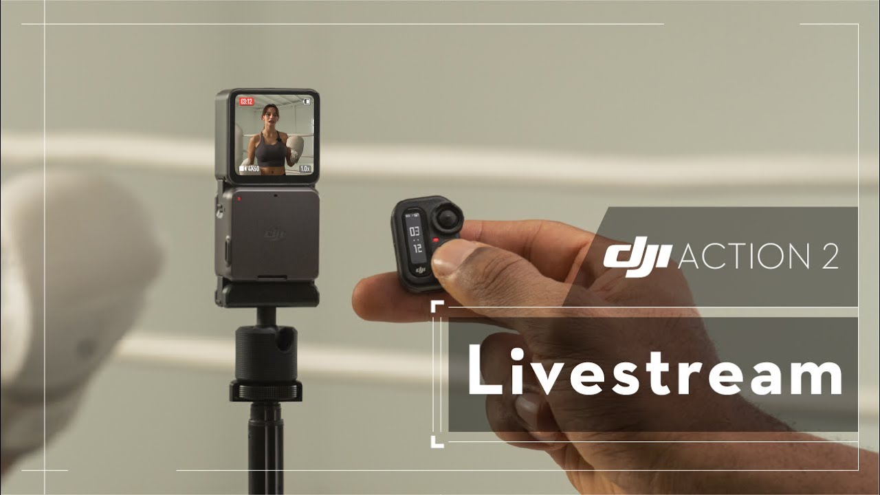 DJI Action 2  Livestream 
