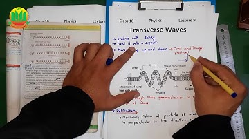 Transverse Waves -- Class 10 Physics, Lecture 9,