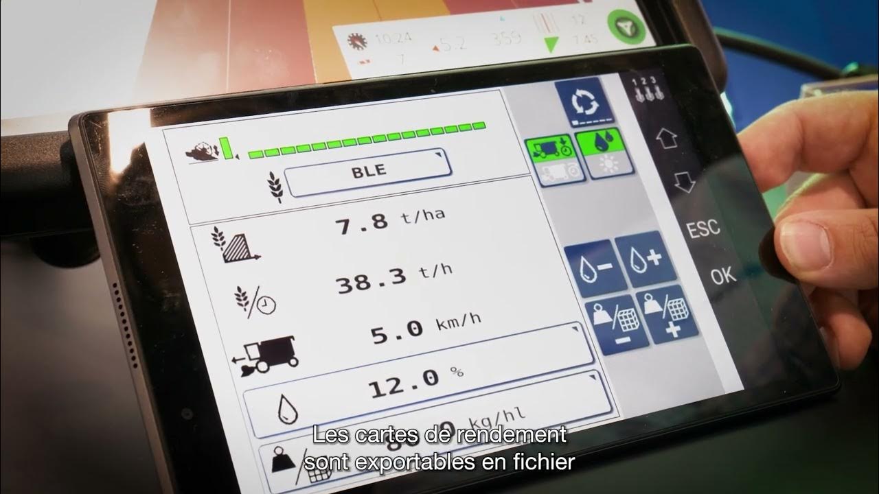 Topcon YieldTrakk, le capteur de rendement sur batteuses YouTube