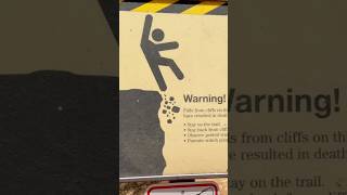 Attention danger ! #roadtripusa #humour #vlogfamille #zion #hike