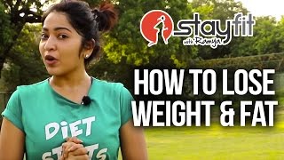 How to lose weight and fat? Sprint with me | Stay Fit with Ramya