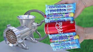 Experiment Coca Cola &amp; Mentos vs Meat Grinder