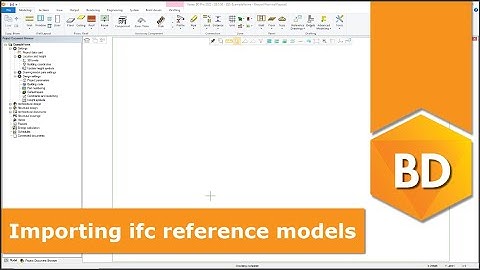 Importing ifc reference models into Vertex BD