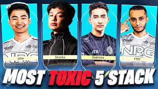 This Is The Most Toxic Ranked Team (FNS, S0m Subroza Shanks)