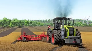 Farming Simulator 22 / Карта No Man's Land / #126 Культивация Claas Xerion 5000