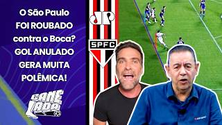 "FOI UM ROUBO!!! O SÃO PAULO FOI GARFADO PELA CONMEBOL!!! VAR VAGABUNDO QUE BENEFICIOU O BOCA JRS!"