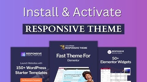 How to Install Responsive WordPress Theme