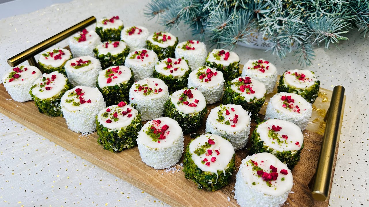 Božićne šubarice sa pistacijom + tortica od ostataka 💫