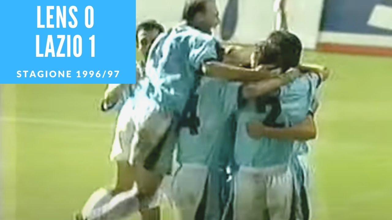 Fanion RC Lens Vs Lazio Roma Coupe UEFA 1996-1997 - Football