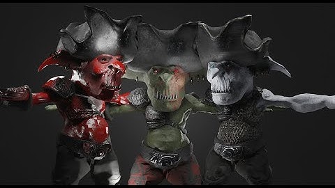 Zbrush to UE4 character timelaps