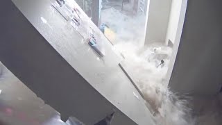Water bursts through walls and destroys Smithtown Library in New York