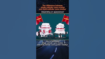 The difference between single cylinder cone crusher and multi-cylinder cone crusher