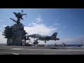 USS Gerald R. Ford - Landing and Launching of Aircraft