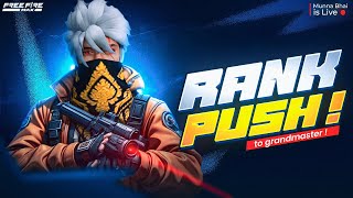 Grandmaster Live Rank Push Free Fire Telugu  - Munna Bhai is Live  - Telugu Gaming Live #MBG