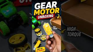 Gear Motor Unboxing ⚙️🔥 | Best DC Motor for DIY Projects #dcmotor #diyprojects #rctractor