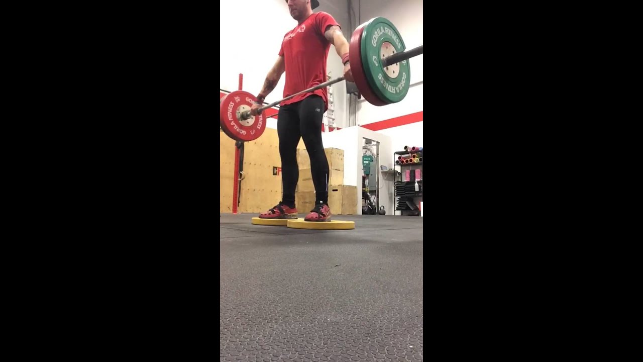 Deficit Snatch Pull + Deficit Power Snatch