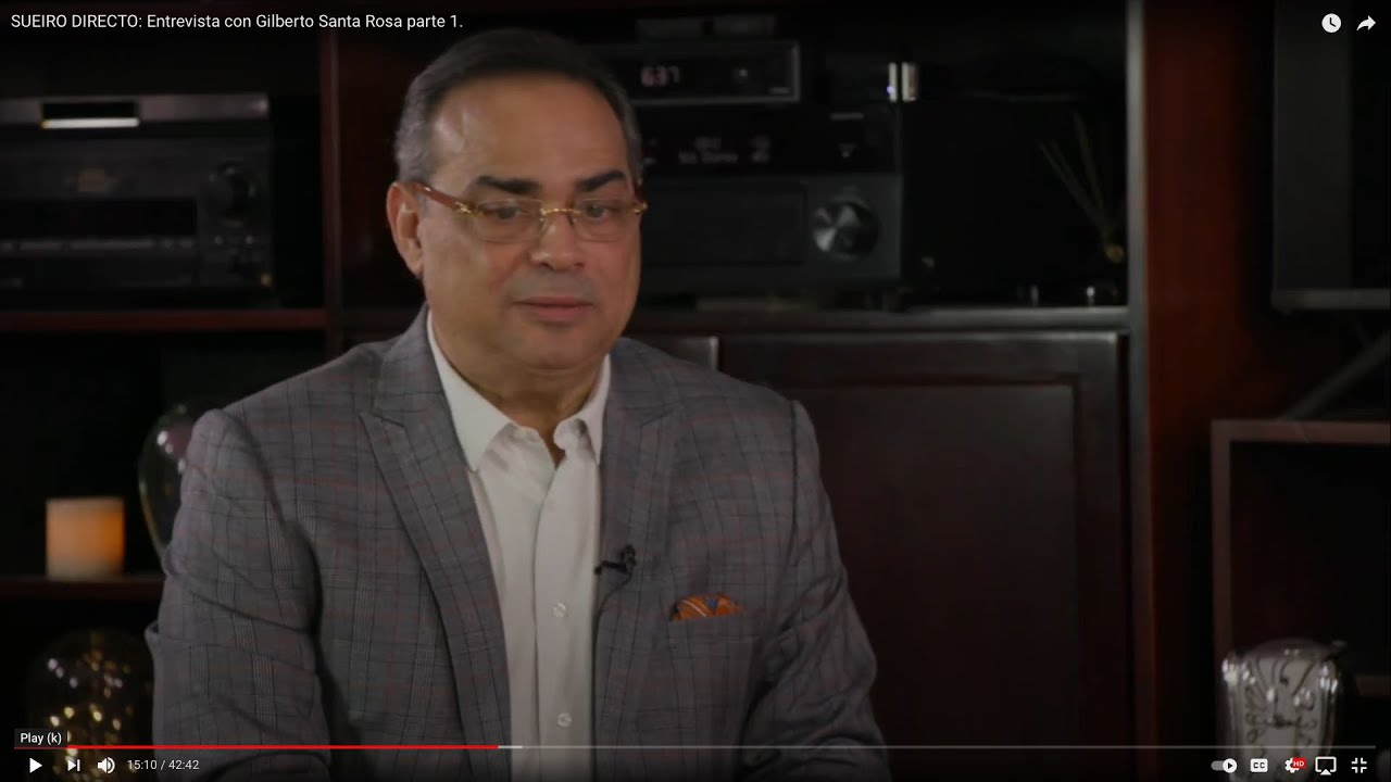SUEIRO DIRECTO: Entrevista con Gilberto Santa Rosa parte 1.