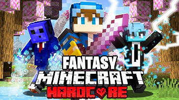 100 Players Simulate a Fantasy Hunger Games in Minecraft!!