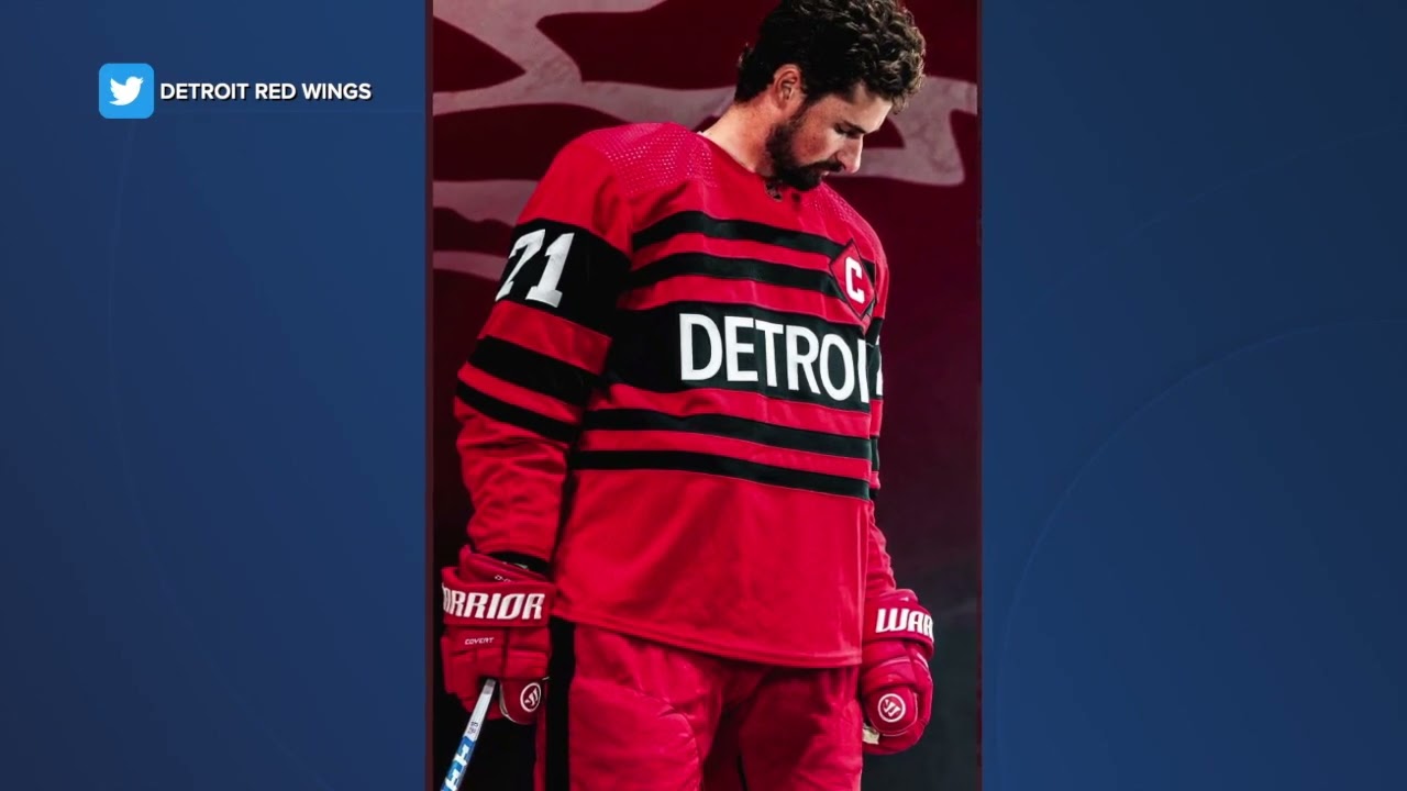 Made an alternate jersey concept tying in the reverse retro barber-pole  look and a controversial third colour for Al the Octopus! : r/ DetroitRedWings