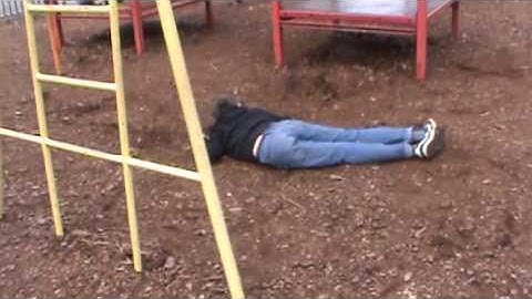 Monkey Bar Backflip Fail.