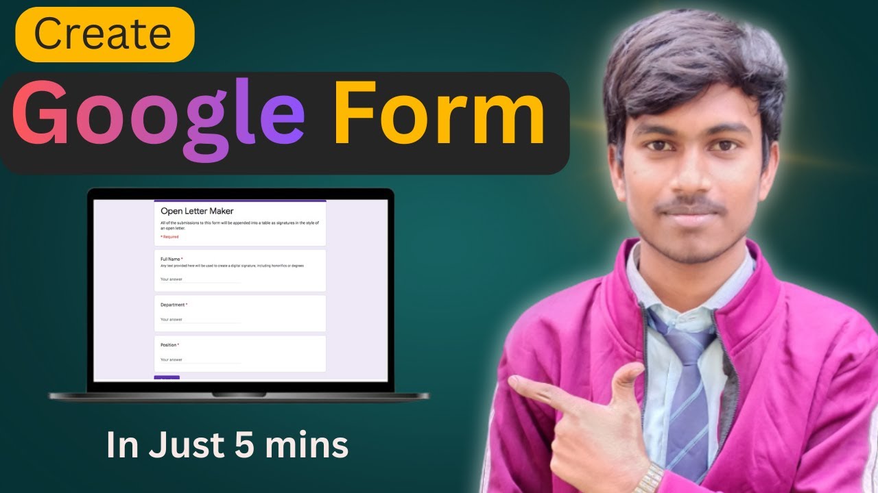 How to Create a Google Form Step by Step | Complete Beginner Tutorial ...