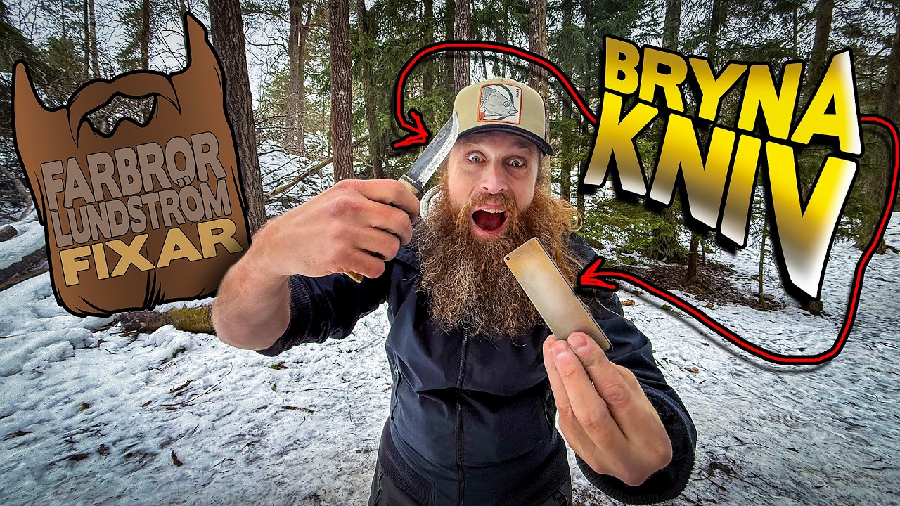 Slipa kniv i fält med Bryne, Strigel och Tålamod