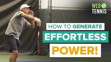 How to Generate Effortless Power On the Tennis Serve - Serve Power