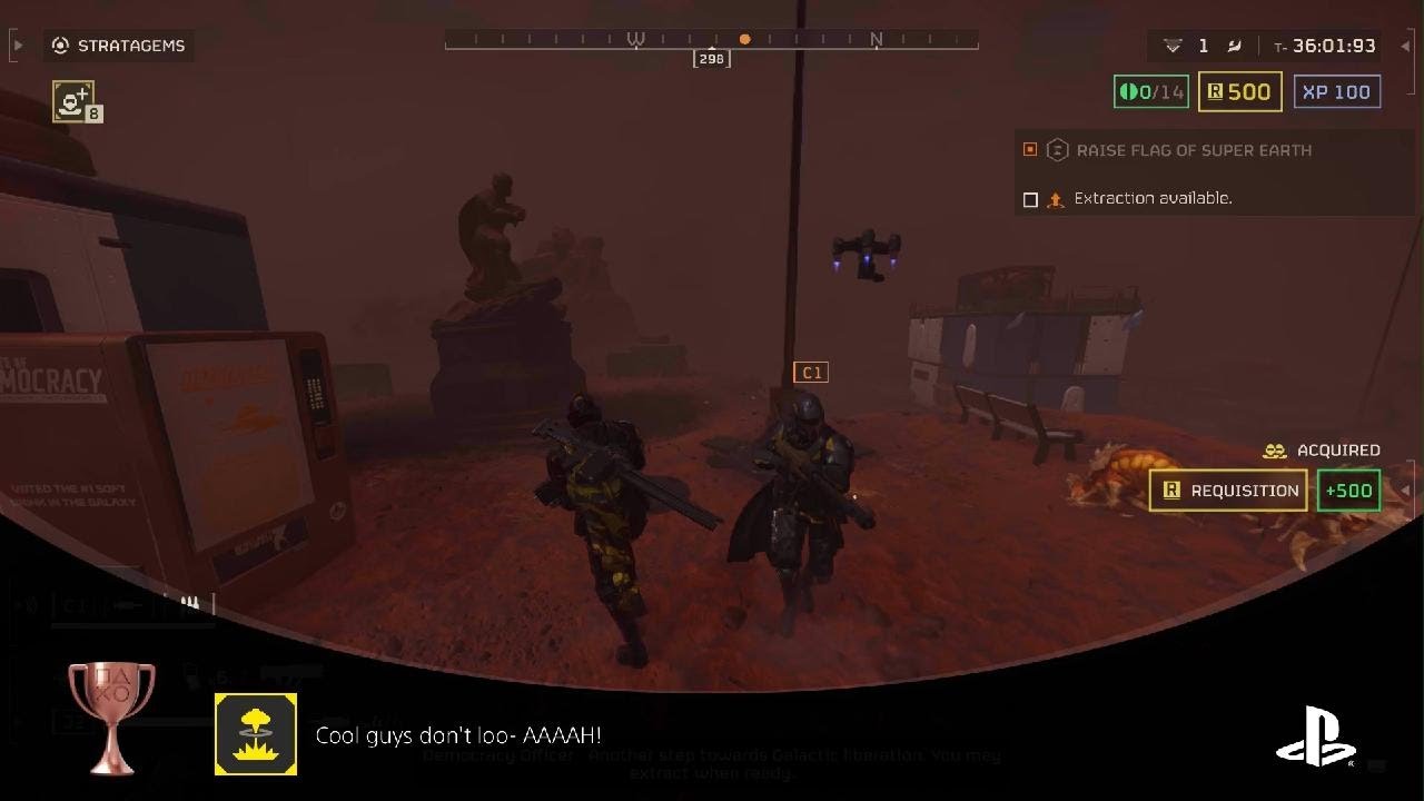 HELLDIVERS 2 I got a trophy for ahhh - YouTube