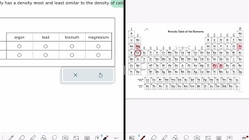 ALEKS: Using the periodic table to identify similar elements