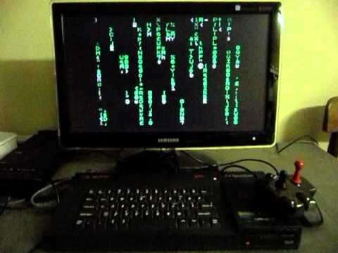 The Matrix Digital Rain on the Sinclair ZX Spectrum